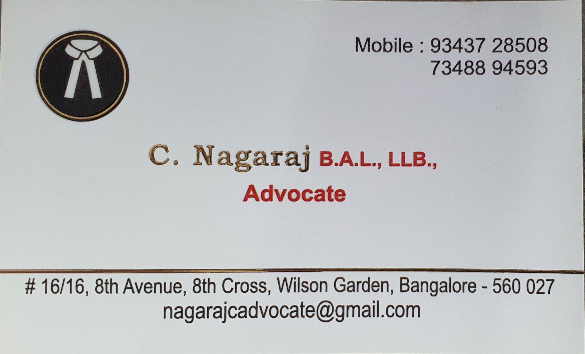 Advocate C Nagaraj 