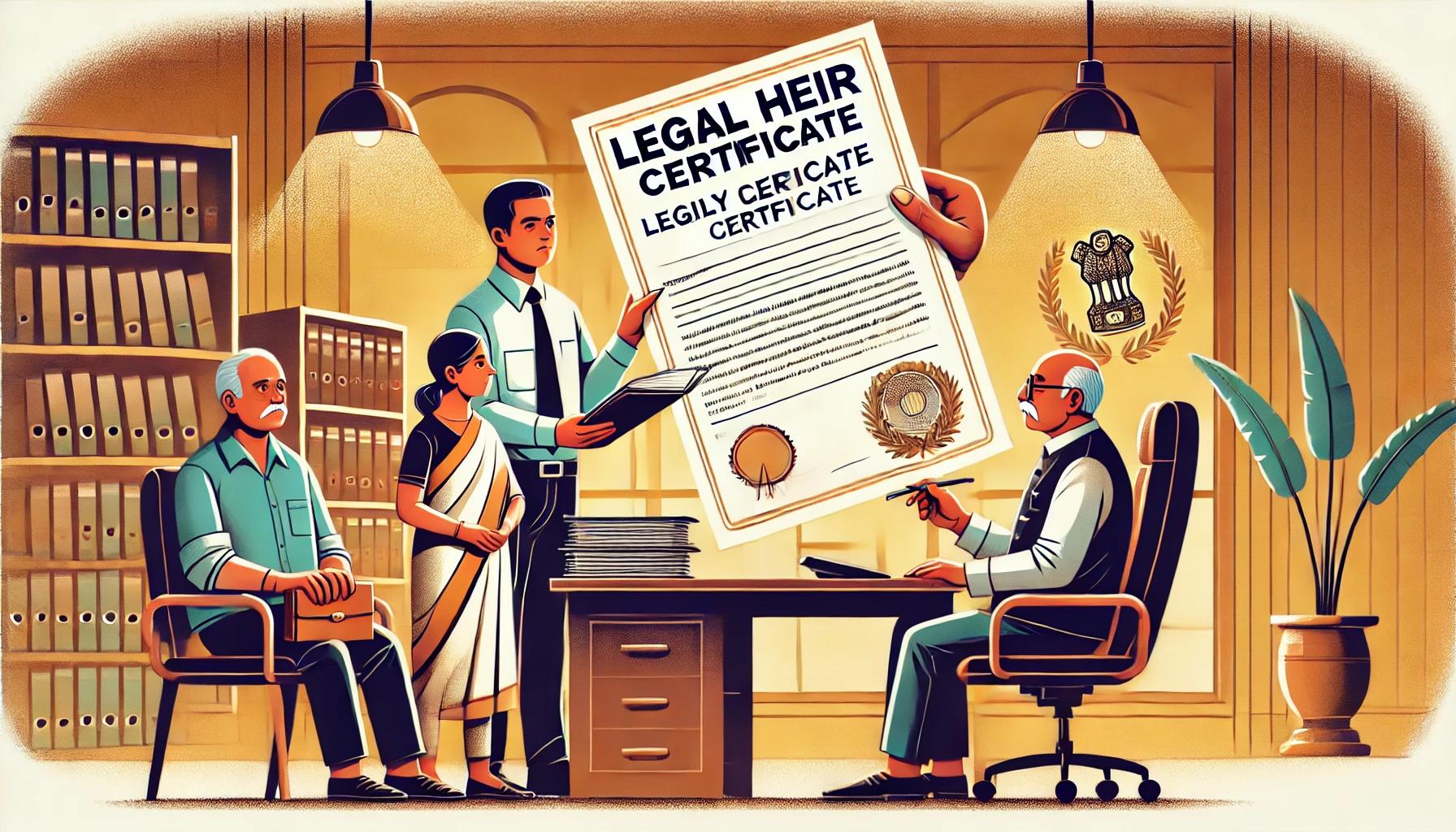 Is a Legal Heir Certificate mandatory for family pension in India?