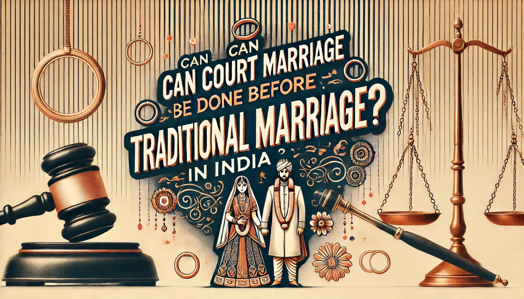 Can Court Marriage be Done Before Traditional Marriage in India