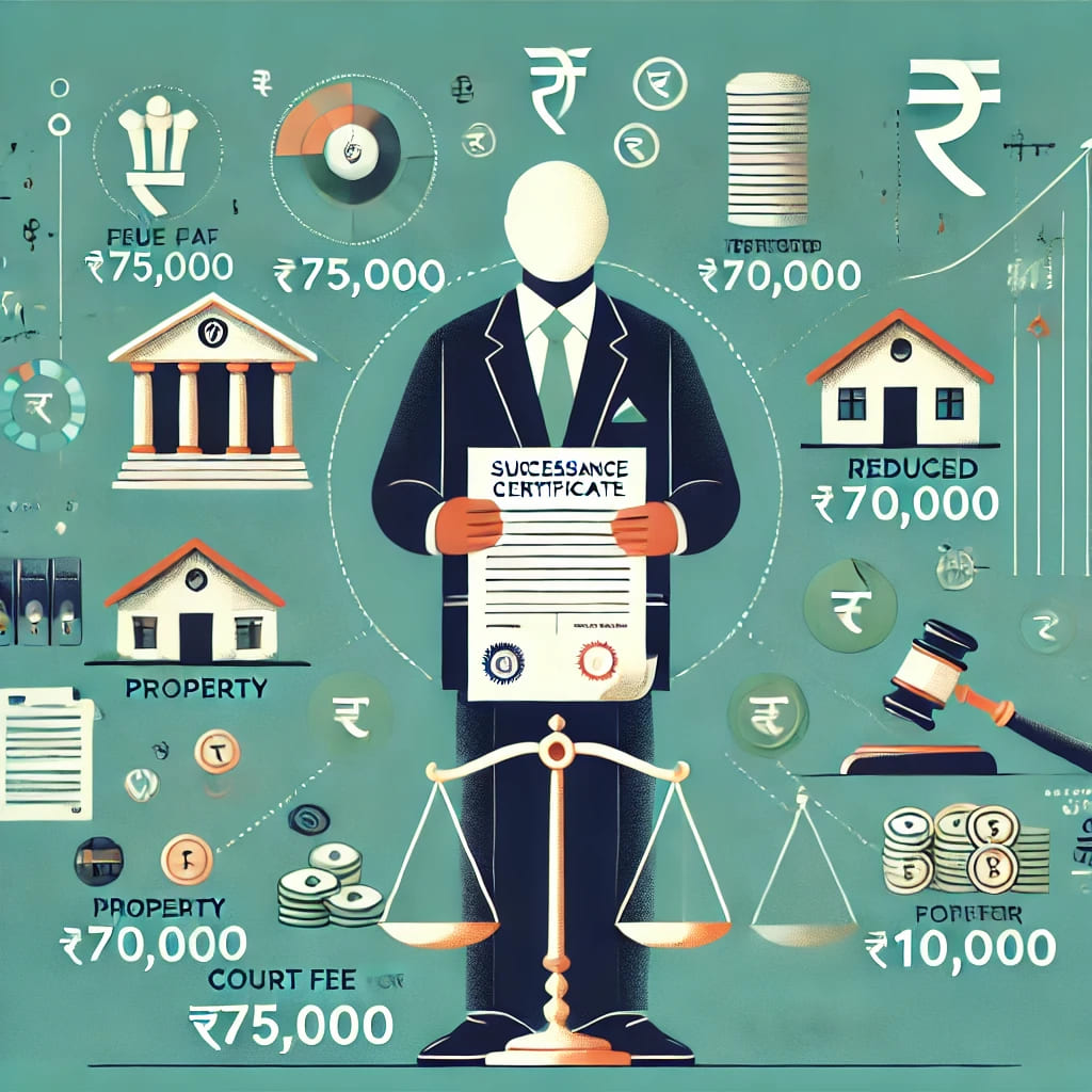 Court Fee for a Succession Certificate in India